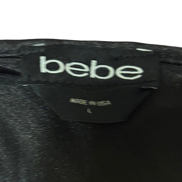 Bebe Shimmering Black Dress - Picture 8 of 8